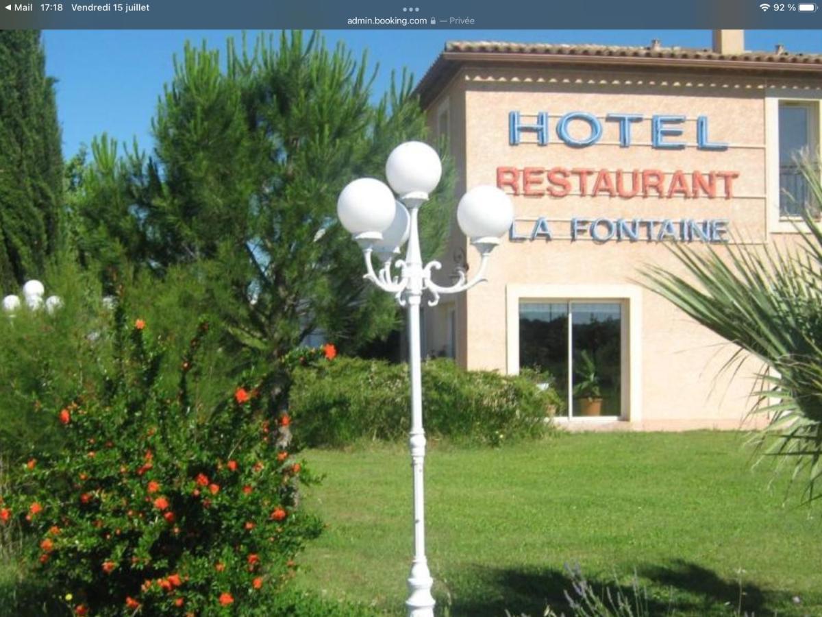 Hotel La Fontaine Vidauban Esterno foto